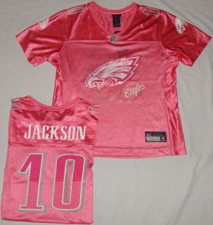 Philadelphia Eagles Jackson Football Jersey Ladies Pink