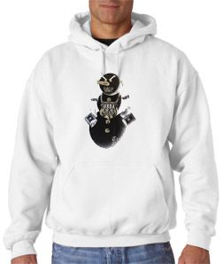 Young Jeezy Evil Snowman Hoodie USDA Hip Hop Sz s 3XL