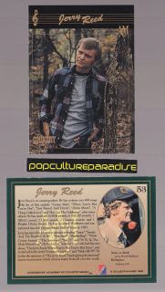 JERRY REED Western Music 1992 COUNTRY CLASSICS TRADING CARD