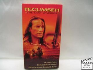 Tecumseh The Last Warrior VHS 1995 Jesse Borrego 053939634334