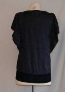 Anthropologie Velvet Graham Spencer Silk Blouse Shirt Top XS P Purple