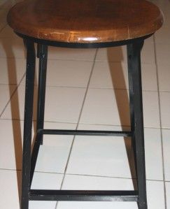  Stool Chair Standard Pressed Steel Co of Jenkintown Hallowell