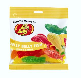JELLY BELLY CANDY   Jelly Belly Fish Candies   Soft & Chewy Gummis