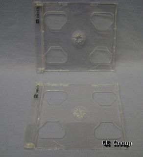  Smart Trays Inserts Double Hold 2 Discs for CD DVD Jewel Cases