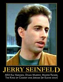 Framed Seinfeld Jerry aka Motivational Type Poster