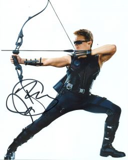 Autographed Jeremy Renner Hawkeye The Avengers
