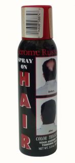 Jerome Russell Spray On Hair Color Thickener Brown Blonde Thinning