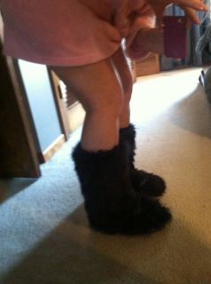 Jersey Shore Snooki Fur Boots