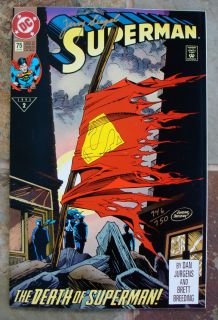 Superman 75 Jerry Siegel Signed Dynamic Forces Certified