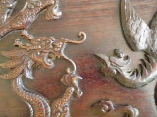  Wooden Jewelry Box Thailand Satin Lining Mirror Brass Clasp