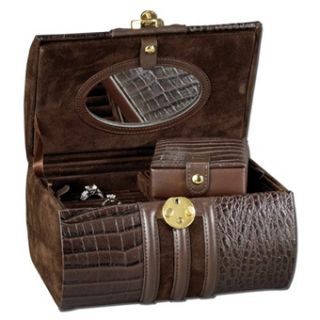  Travel Jewelry Box with Curved Lid Lock and Mini Traveler Case
