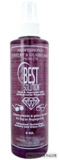 Best Solution Jewelry Cleaner 8oz Spray Bottle