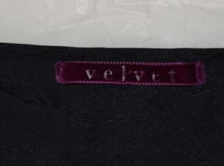 Anthropologie Velvet Graham Spencer Silk Blouse Shirt Top XS P Purple