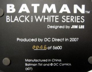 Batman Black White Jim Lee Batman Statue DC Direct Comics Hush Low 48