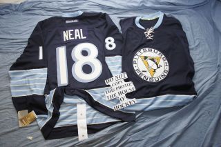 New James Neal Pittsburgh Penguins Reebok 3rd NHL Authentic Hockey