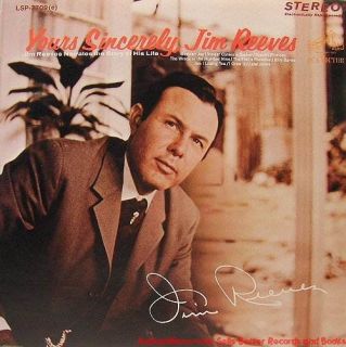 Jim Reeves Yours Sincerely LSP 3709 RCA Country LP