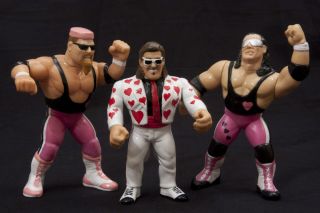 Hart Foundation Jimmy Hart WWF Hasbro custom wrestling figures WCW WWE