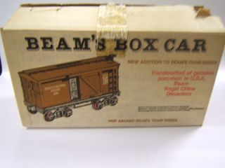 Jim Beam Bottle Box Car Jersey Western Railway