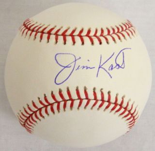 Jim Kaat Signed Official MLB Baseball. Item comes with a Schwartz
