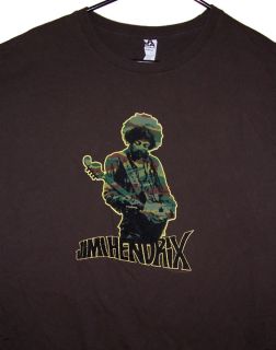 Jimi Hendrix shirt Experience Band of Gypsies Woodstock Guitar Purple