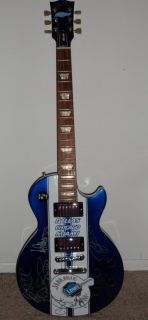 Bass Team Racing Jimmie Jam Gibson Guitar Signed by Sam, Jimmie