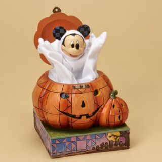 Jim Shore Disney Halloween Beware of Pumpkin Patch New