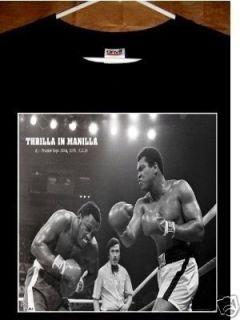 Muhammad Ali vs Joe Frazier T Shirt Thrilla in Manilla