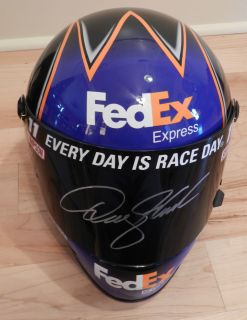  Fed EX Express Signed Full Size Simpson Racing Helmet Joe Gibbs