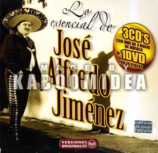 Jose Alfredo Jimenez Lo Esencial 3 CD 1 DVD Exitos