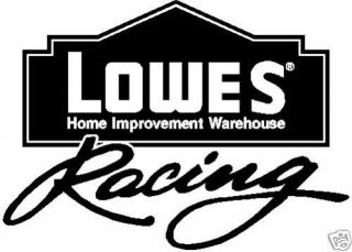 Jimmie Johnson Lowes Racing Window Decal