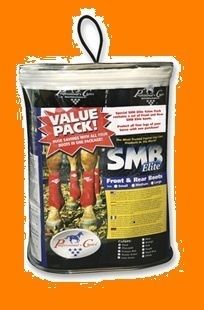 Professionals Choice SMB Elite Front Rear Value 4 Pack Small s Orange