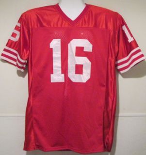 Joe Montana Autographed Signed San Francisco 49ers Red Size XL Jersey