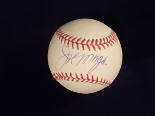 Joe Morgan Steiner COA Signed Auto Baseball UV Protected Glass Display