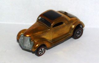 Red Line 36 Ford Coupe Gold w Black Int C8 Condition