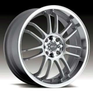  4x4 25 225 40 18 Tires Contour Focus 00 SVT Silver Wheels Rims