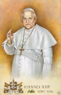 Catholic Holy Card Johannes XXIII Pont Max