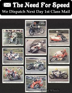 TT Riders Joey Dunlop Stanley Woods Print Trade Cards
