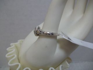 Angela by John Hardy Sterling 14k Pave Diamonique Stack Ring Sizes 5 7