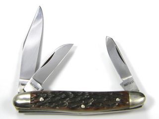 Vintage 70s  GERMAN EYE / CARL SCHLIEPER  Pocket Knife  3b STOCKMAN