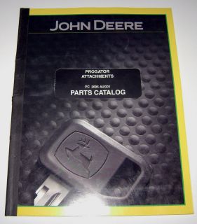 John Deere Progator Gator Attachments Parts Catalog Spreader Dresser