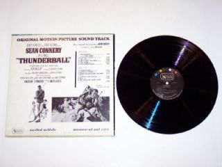 John Barry Thunderball James Bond Soundtrack LP in Mono