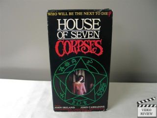 House of The Seven Corpses VHS John Ireland John Carradine
