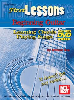 First Lessons Beginning Guitar Book DVD Chords Songs 0786676817