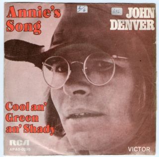 John Denver Annies Song 1974 Unique Portugal 45