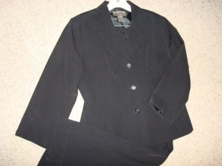John Paul Richard Jacket Pants Black Suit Size 8 10