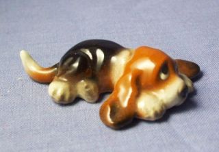Hagen Renaker Figurine Miniature Basset Hound Pup 3155