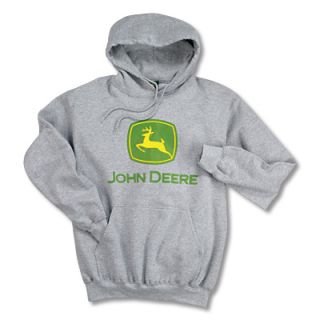 New John Deere Gray Hoodie Sweatshirt s M L XL 2X 3X JD