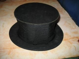 Antique Collapsible Folding Top Hat Cavanagh 247 Park Ave NY