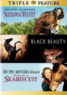 National Velvet Black Y Beauty Story Seabiscuit DVD New  