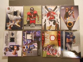 Huge Lot 24 NFL All Jersey Cards Game Used Lot of 24 Cards All Memorabilia List  